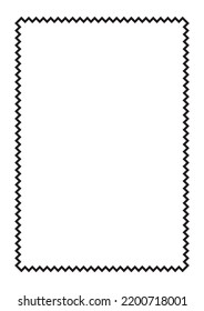 Vector Page border A4 design for project.