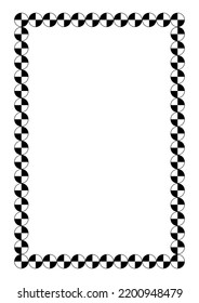 Vector Page border A4 design for project.