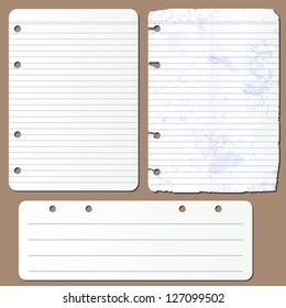 vector pages from notepad