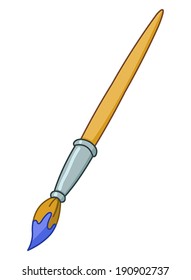 cartoon paintbrush