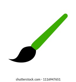 vector Paint brush icon. paintbrush illustration - art icon