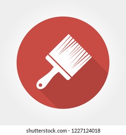 vector Paint brush icon. paintbrush illustration - art icon