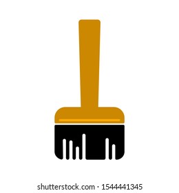 vector paint brush illustration isolated. drawing, design, decoration, art creativity icon