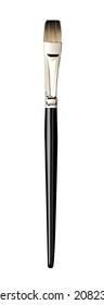 Vector of paint brush isolated on white background