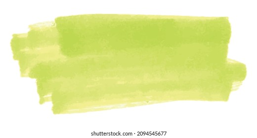 Mancha de pincel de pintura vectorial, fondo pintado a mano, manto de color de agua. Para Banner, etiqueta o marca de fondo de color de agua.