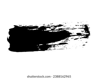 Pincel de pintura de vectores Anillo de fondo pintado de mano Tinta de garrapatas dab clipart