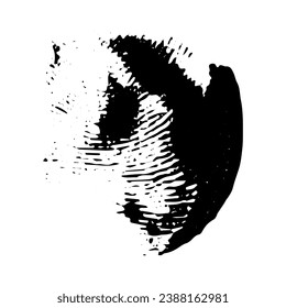 Vector paint brush spot Hand painted background Ink scribble dab clipart