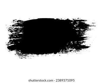 Vector paint brush spot Hand painted background Ink scribble dab clipart