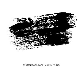 Vector paint brush spot Hand painted background Ink scribble dab clipart