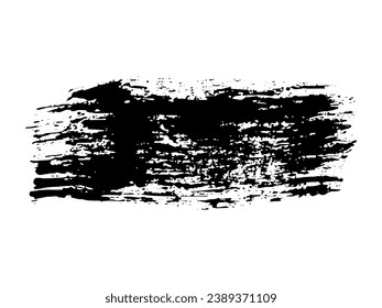 Vector paint brush spot Hand painted background Ink scribble dab clipart