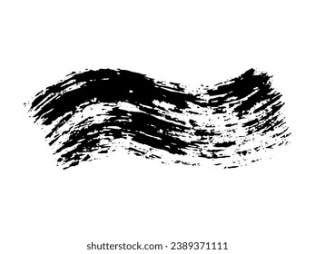 Vector paint brush spot Hand painted background Ink scribble dab clipart