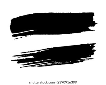 Vector paint brush spot Hand painted background Ink scribble dab clipart