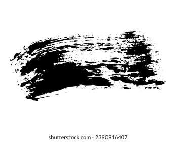 Vector paint brush spot Hand painted background Ink scribble dab clipart