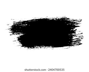 Vector paint brush spot Hand painted background Ink scribble dab clipart