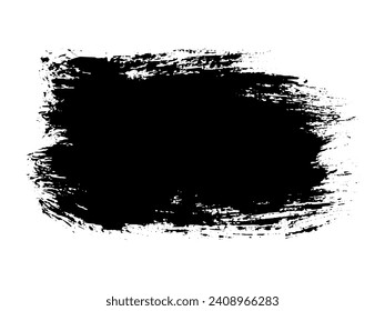 Vector paint brush spot Hand painted background Ink scribble dab clipart