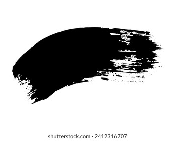 Vector paint brush spot Hand painted background Ink scribble dab clipart