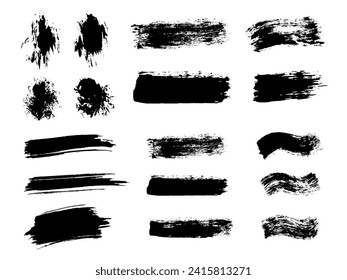 Vektorgrafik-Spot-Set Handgemalter Hintergrund Tintenfisch-Tab-Clip-Art