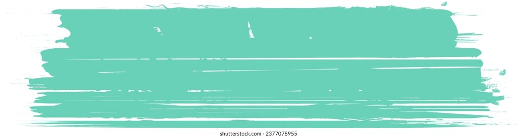 Vector Paint Brush Stroke Banner Header Sign with Transparent Background