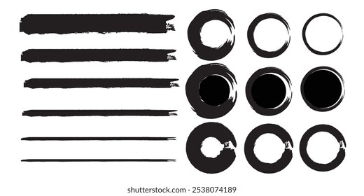  vector paint brush stroke, ink splatter and artistic design elements, grunge background, Dirty artistic design element, box, frame or background for text.