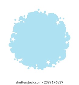 Vector paint brush textured on white background.