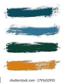 Vector paint, ink brush stroke, brush, line or texture. Dirty artistic design element, box, frame or background for text. Background, texture, frame for text.  paint black background