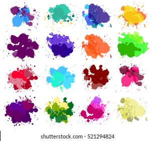 Image vectorielle éclaboussures de peinture