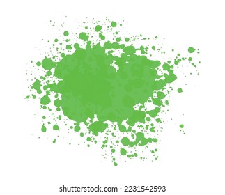 Vector paint splat.Grunge splash banner.