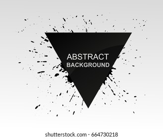 Vector paint splat.Modern splash banner.