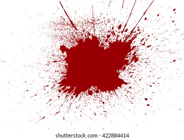Vector Paint Splatter red color. illustration vector design