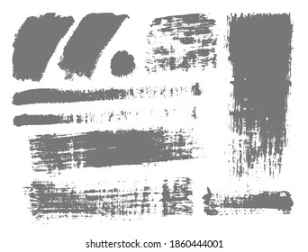 Acos de pintura vectorial. Textura gruesa. Pasos 10

