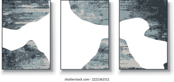 Vector painted abstract ink artwork. Great for posters, banners, cards, rugs, wallpapers, and wall art.