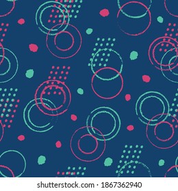 Vector painted colourful abstract seamless pattern background