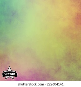 Vector painted watercolor background.