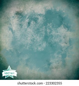 Vector painted watercolor background.