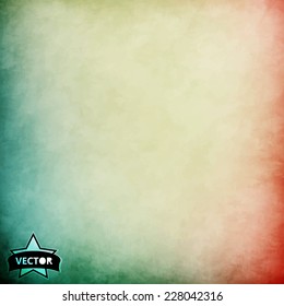 Vector painted watercolor background.