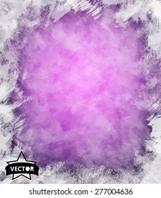 Vector painted watercolor background.