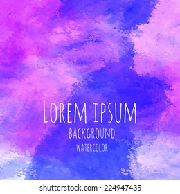 vector painting watercolor background