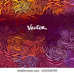Vector painting.Abstract art background with free space for text