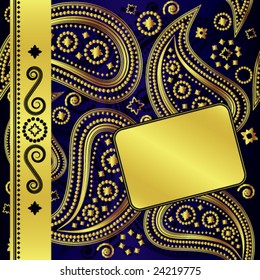 Vector paisley background