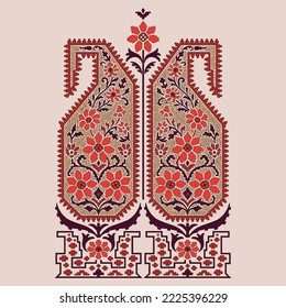 Vector paisley design for digital print