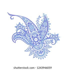 Vector Paisley pattern in indian style
