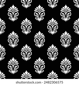 Vector paisley seamless pattern design