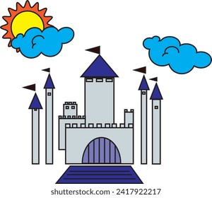 Vector Palace, kingdom, king's residence