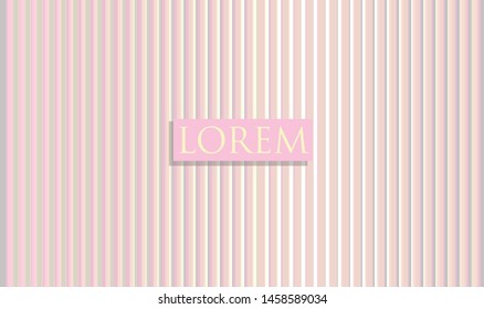 vector pale pastel pink gray yellow vertical stripes background