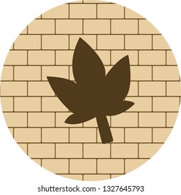  Vector Palm Leaf Icon
