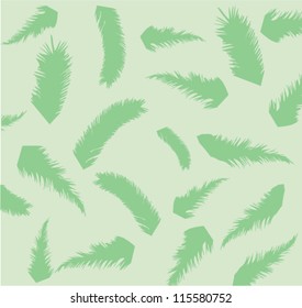 vector palm leaves background