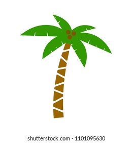 Vector Palm Tree Illustration Beach 260nw 1101095630 