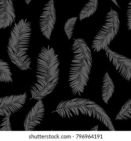 Vector palm tree pattern seamless background wallpaper, textile, fabric