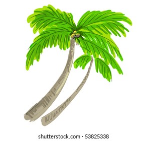 vector palm trees