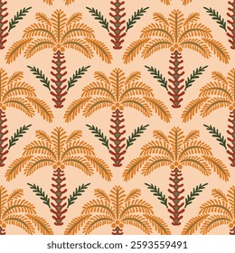 Vector Palm trees Seamless pattern. 
